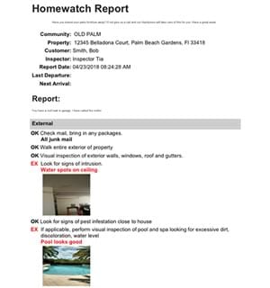 HomeWatch Report