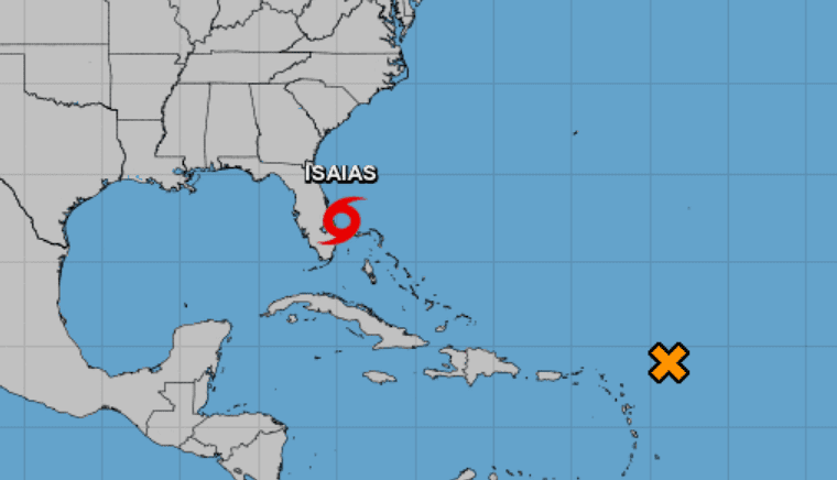 Tropical Storm Isaias Update 8/2, 3:00 PM