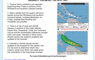 Tropical Storm Elsa Update Thursday July 1st 9:15 AM !!