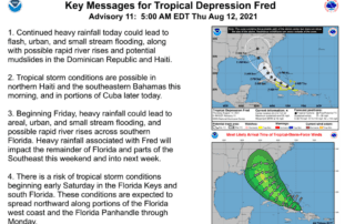 Tropical Storm Fred Update 8.12.21