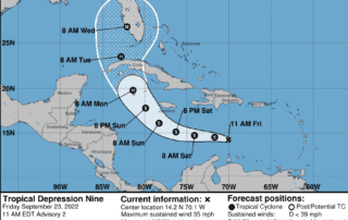 Tropical Depression 9 - Update 9/23/22