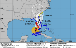 Hurricane Ian Update, Tuesday September 27th 6:30 PM