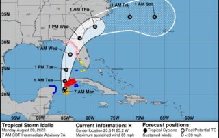 Tropical Storm Idalia Update 8/28/23