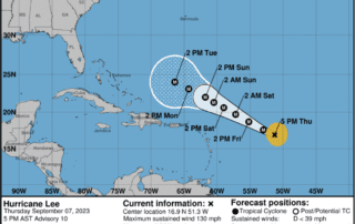 Hurricane Lee Update September 7th at 5:30 PM