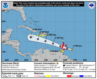 Hurricane Beryl Update - 6/30/24