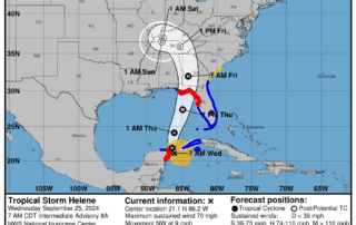 Hurricane Helene Update - Tuesday 9/24/24