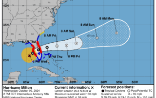 Chip's Video Update for Hurricane Milton, Wednesday 10/9 at 3:00 PM