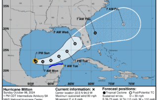 Hurricane Milton Is Headed Our Way! Update Sunday, 10/6 2:15 pm