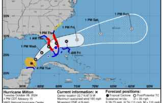 Hurricane Milton Update, Tuesday 10/8 at 7:00 PM