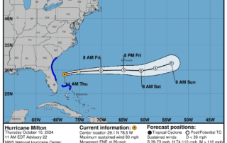 Hurricane Milton Update, Thursday 10/10 at 11:00 am