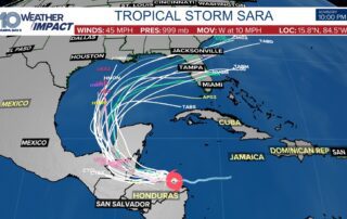 Hurricane Season Isn't Over as Tropical Storm Sara Has Reared Her Head!